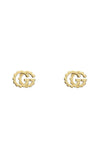 Gucci GG Running Stud Earrings 18k Yellow Gold YBD48167700100U Bandiera Jewellers