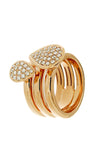 Hulchi Belluni Funghetti Ring Double RG 39164-RW Bandiera Jewellers