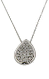 Hulchi Belluni Funghetti Collection White Gold pendant with Diamonds | Bandiera Jewellers Toronto and Vaughan