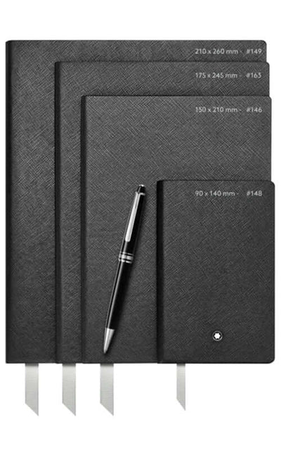 Montblanc Fine Stationery Notebook #146 Indigo, lined MB113593 | Bandiera Jewellers Toronto and Vaughan