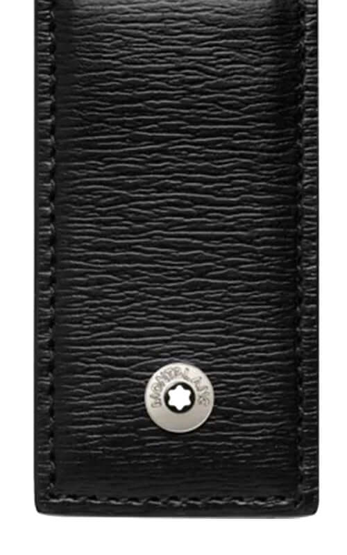 Montblanc 4810 Westside Leather Money Clip in Black for Men