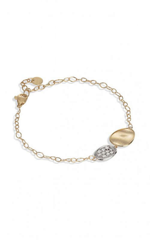 Marco Bicego Lunaria 18k Gold Bracelet with Diamonds BB2591B Bandiera Jewellers