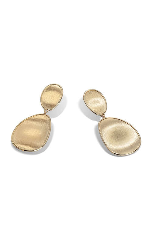Marco Bicego Lunaria Earrings 18k Yellow Gold OB1348 Bandiera Jewellers