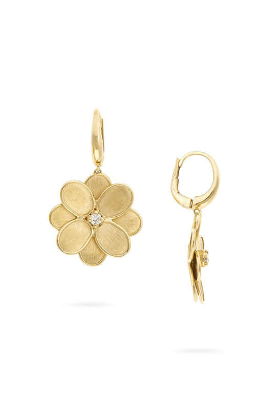 Marco Bicego Petali Gold & Diamonds Earrings OB1678-M-Y Bandiera Jewellers