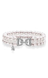 Mikimoto Akoya A+ Pearl Bracelet (MDQ10018ADXW) | Bandiera Jewellers Toronto and Vaughan