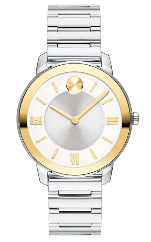 Movado two tone discount watch