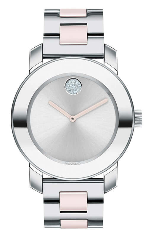 movado white womens watch