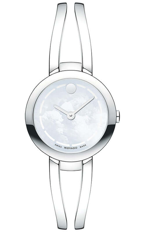 Movado amorosa outlet silver