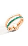 Pomellato Iconica Ring with Emeralds PAC0100O7BKRSM000 Bandiera Jewellers