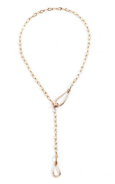 Pomellato Fantina Necklace with Pendant 18k Rose Gold with Diamonds PCC1021O7000DB000 | Bandiera Jewellers Toronto and Vaughan