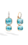 Pomellato Nudo 18k Rose Gold and London Blue Topaz Diamond Earrings POC2025O7WHRDB0TL Bandiera Jewellers