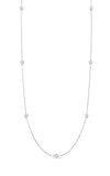 Roberto Coin Stations 18k White Gold with Diamonds Necklace 001347AW18D0 | Bandiera Jewellers Toronto and Vaughan