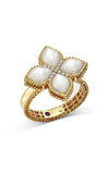 Roberto Coin 18k Yellow Gold Venetian Princess Diamond Ring 8882433AY65MX | Bandiera Jewellers Toronto and Vaughan