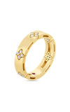 Roberto Coin Love in Verona 18k Yellow Gold & Diamonds Ring 8882970AY65X | Bandiera Jewellers Toronto and Vaughan