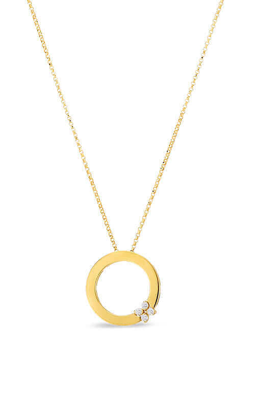 Roberto Coin Love In Verona 18k Yellow Gold Necklace 8883002AYCHX | Bandiera Jewellers Toronto and Vaughan