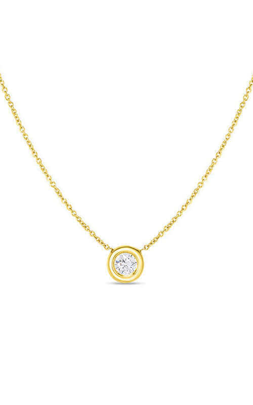 Roberto Coin Diamond Solitaire Necklace 000266AYCHX0 | Bandiera Jewellers Toronto and Vaughan
