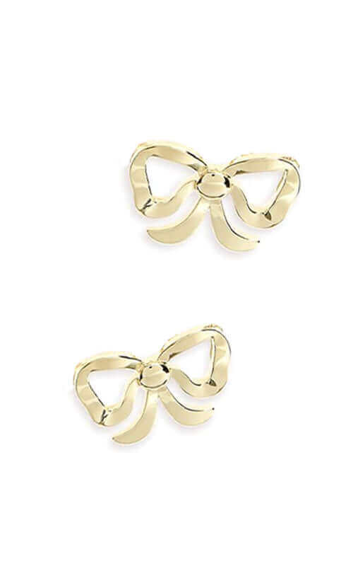 Roberto Coin Bow Gold Earrings 000350AYER00 Bandiera Jewellers