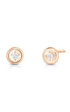 Roberto Coin 18Kt Rose Gold Diamond Earrings 080450AXERX0 Bandiera Jewellers
