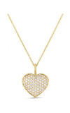 Roberto Coin 18kt Yellow Gold and Diamonds Heart Pendant with Chain 111453AYCHX0 Bandiera Jewellers
