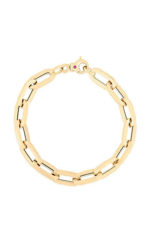 Classic Gold Yellow Gold Chain Bracelet, Roberto Coin