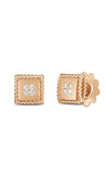 Roberto Coin 18K Rose Palazzo Ducale Diamond Stud Earrings 7772792AXERX | Bandiera Jewellers Toronto and Vaughan
