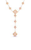 Roberto Coin Palazzo Ducale 18k Rose Gold and Diamonds Necklace 7772924AX15X Bandiera Jewellers