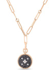Roberto Coin Venetian Princess 18kt Black & White Diamond Necklace 7773256AB19X Bandiera Jewellers