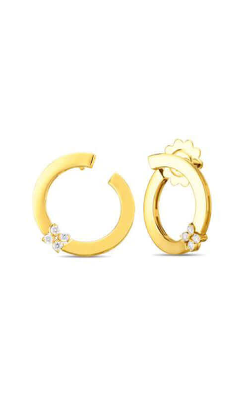 Roberto Coin Love In Verona 18k YG and Diamond Earrings 8883002AYERX Bandiera Jewellers