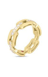 Roberto Coin Navarra 18k Yellow Gold and Diamond Ring 8883166AY65X | Bandiera Jewellers Toronto and Vaughan