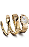 Bulgari Serpenti Double-Twirl Yellow Gold and Diamonds Ladies Watch SP35C6GDG.2T | Bandiera Jewellers Toronto and Vaughan