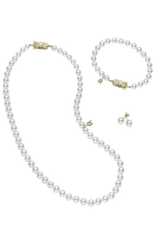 Mikimoto Strand, Bracelet, and Stud Earrings Set Akoya Pearls UN70118VS1K3 | Bandiera Jewellers Toronto and Vaughan