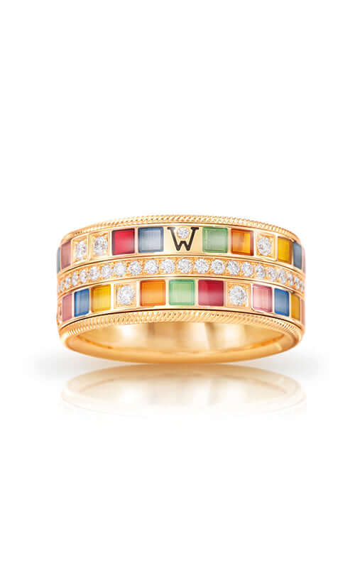 Wellendorff Golden Rainbow Ring 607434 Bandiera Jewellers