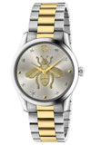 GUCCI G-TIMELESS ICONIC Silver & Bee Steel Watch YA1264131 | Bandiera Jewellers Toronto and Vaughan