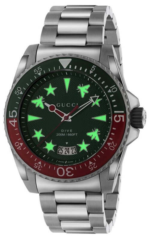 Gucci Dive XL 45mm Mens Watch YA136222