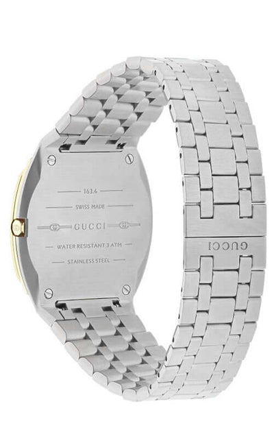 GUCCI 'GUCCI 25H' Steel and 18k Gold Watch YA163405 | Bandiera Jewellers Toronto and Vaughan