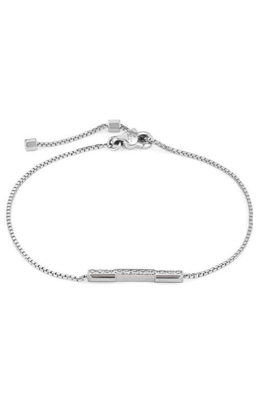 GUCCI Link to Love 18k White Gold Bracelet with Diamonds YBA662121001 | Bandiera Jewellers Toronto and Vaughan