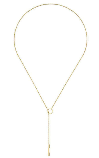 GUCCI Link to Love 18k Yellow Gold Rope Necklace YBB66211000100U | Bandiera Jewellers Toronto and Vaughan