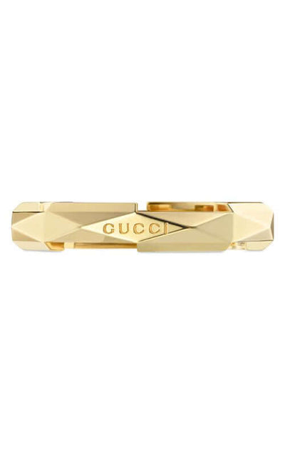 GUCCI Link to Love 18k Yellow Gold Ring YBC662177001 | Bandiera Jewellers Toronto and Vaughan
