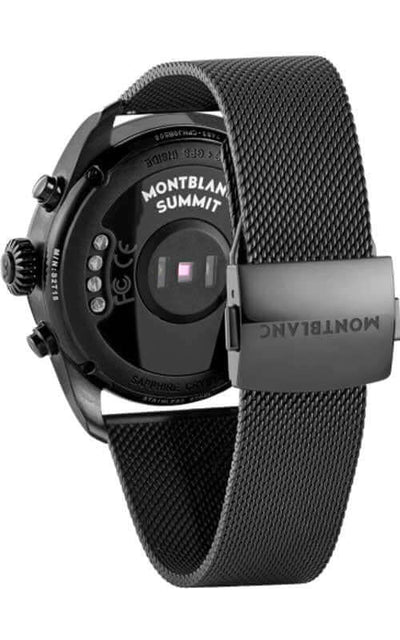 Montblanc Summit 2 Black Steel Milanese Edition Smart Watch (119723) | Bandiera Jewellers Toronto and Vaughan