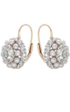 Mimi Garbo Rose Gold, White Sapphires and Violet Pearls Earrings (O241C3Z) | Bandiera Jewellers Toronto and Vaughan
