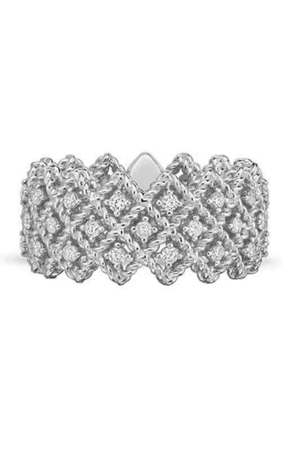 Roberto Coin New Barocco Ring White Gold and Diamond (7771650AW65X) | Bandiera Jewellers Toronto and Vaughan