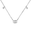 Gucci Running G Necklace White Gold and Diamonds (YBB47923100100U) | Bandiera Jewellers Toronto and Vaughan