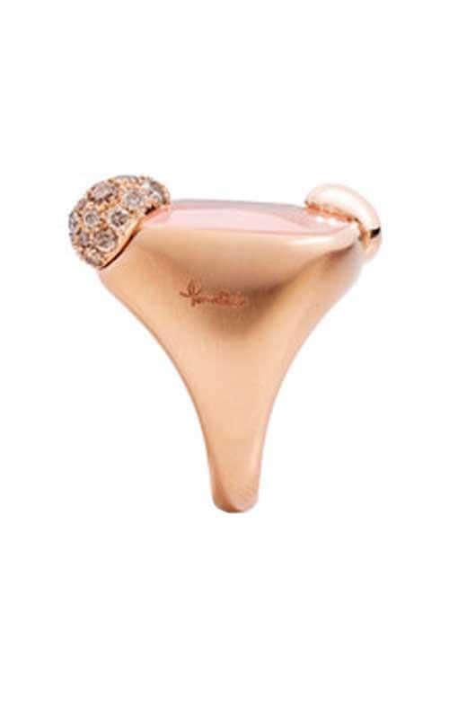 Pomellato Ring Ritratto Gold and Pink Quartz (PAB7081O7000DBRQR) | Bandiera Jewellers Toronto and Vaughan