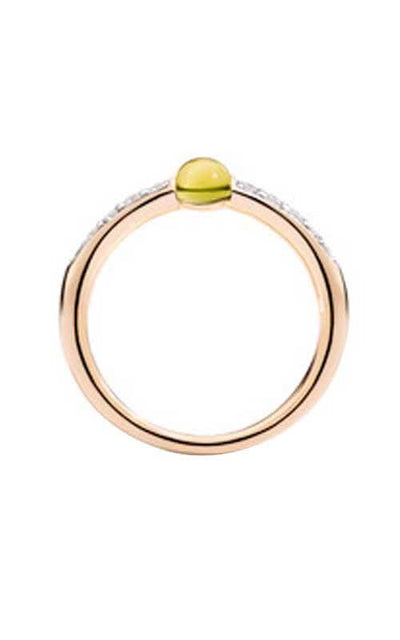 Pomellato Ring M'Ama Non M'Ama - Peridot & Diamonds(A.B703BO7/OE) | Bandiera Jewellers Toronto and Vaughan