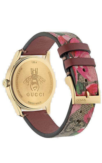 GUCCI G-Timeless Ping GG Bloom Watch YA1264038A | Bandiera Jewellers Toronto and Vaughan