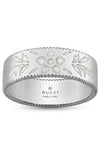GUCCI Icon 18k White Gold & Enamel Ring YBC434525003013 | Bandiera Jewellers Toronto and Vaughan
