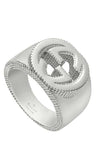 GUCCI Interlocking-G Silver Ring YBC479229001021 | Bandiera Jewellers Toronto and Vaughan