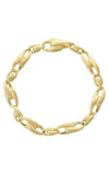 Marco Bicego Lucia Collection -18K Yellow Gold Large Alternating Link Bracelet.(BB2378) | Bandiera Jewellers Toronto and Vaughan