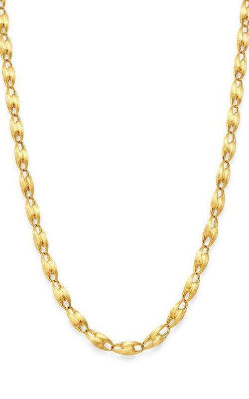 Lucia Collection -18K Yellow Gold Small Link Long Necklace.(CB2362) | Bandiera Jewellers Toronto and Vaughan