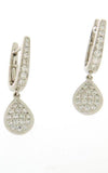 Hulchi Belluni Funghetti Collection Drop Earings White Gold with Diamonds | Bandiera Jewellers Toronto and Vaughan